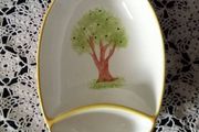 Vintage Silea Fine Porcelain Olive Serving Dish