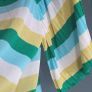 GALLLERY lime stripe bat-wing knit Sz M (Fit 12-16UK) Image 7
