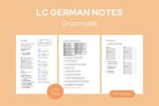 Leaving Cert German Grammar Notes