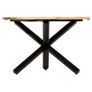 Dining Table Round 120x76 cm Solid Mango Wood Image 3