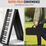 88 Keys Foldable Piano Keyboard, Bluetooth & MIDI, Portable Digital Electronic Image 4