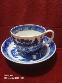 Willow Wedgwood Cup and Saucer