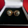 Vintage Rolled Gold Drop Earrings Image 4