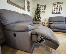 2x 3 Seater Recliners