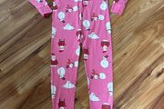 Next pink Christmas onesie age 12 worn once!