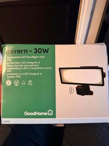 GoodHome Integrated LED floodlight with PIR