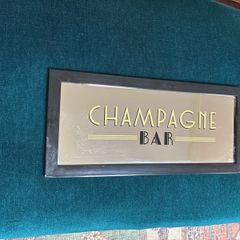 Champagne Bar mirrored sign