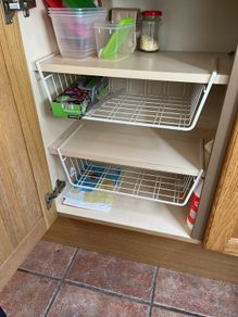 Set of 2 Pull-out shelves