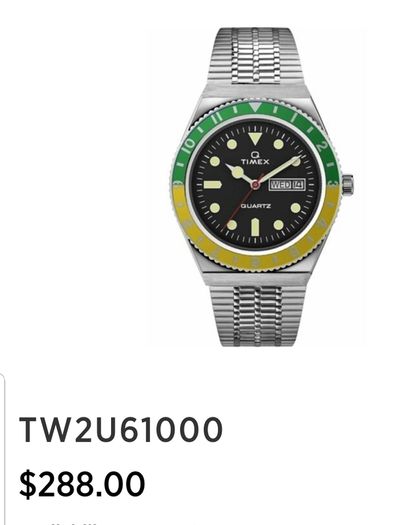 Q Timex Reissue Watch