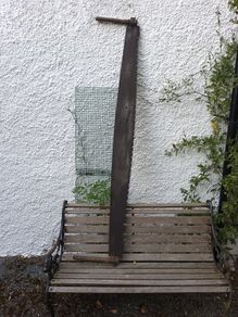 vintage 2 man crosscut saw