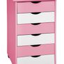 Adjustable Height Children's Desk with Roll Containers Desk Tilt Image 5
