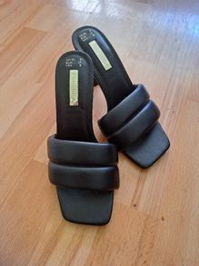 Shoes/Ladies Black Peeptoe .. Size: 4 UK