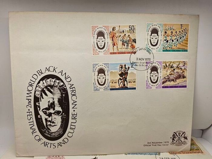 Africa First Day Covers x5 1977 1975 1973 Not Used