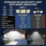 Solar Lights Outdoor, Upgraded 286 LED Motion Sensor Security Light with 360 Wide Lighting Angle, Easy to Install, IP65 Waterproof Durable Solar Powered Flood Lights for Outside Image 5