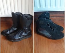 2 x Richa Motorcycle Boots Size - 43. Waterproof Touring Boots & Street Short Boots. FREE POSTAGE ( not RST alpinestars furygan sidi dainese )