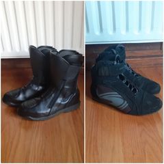 2 x Richa Motorcycle Boots Size - 43. Waterproof Touring Boots & Street Short Boots. FREE POSTAGE ( not RST alpinestars furygan sidi dainese )