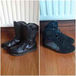 2 x Richa Motorcycle Boots Size - 43. Waterproof Touring Boots & Street Short Boots. FREE POSTAGE ( not RST alpinestars furygan sidi dainese )