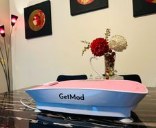 GetMod Smart Vibration Plate Upgraded for High Power Brushless Motor Bluetooth speaker with Enhanced Performance Exercise Machine Full Body Workout at home vibrational platform for Wellness and Fitness