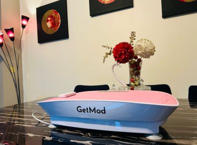 GetMod Smart Vibration Plate Treadmill Exercise Bike Upgraded for High Power Brushless Motor Bluetooth speaker with Enhanced Performance Exercise Machine Full Body Workout at home vibrational platform for Wellness and Fitness