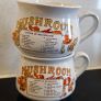 Vintage Collectible Soup Mugs Mushroom Image 2
