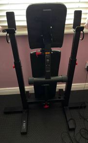 Gym bench and weights