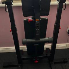 Gym bench and weights