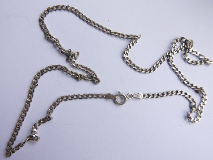 Vintage Sterling Silver 925 - 20 Inch  Curb Link Chain 6,4g