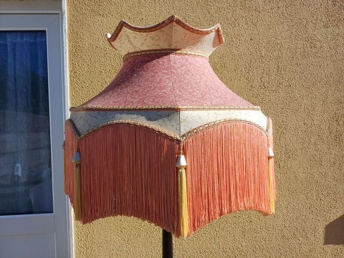 1940/50s Mahogany Floor Lamp