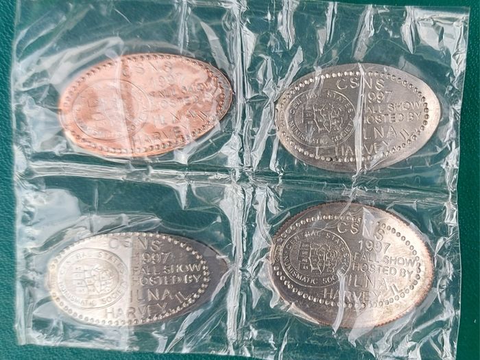 AMERICA 1997  Central State Numismatic Society Coi set