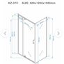 Rectangular Shower Enclosure - 1200 x 900 Image 3
