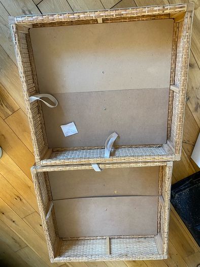 Under bed storage baskets