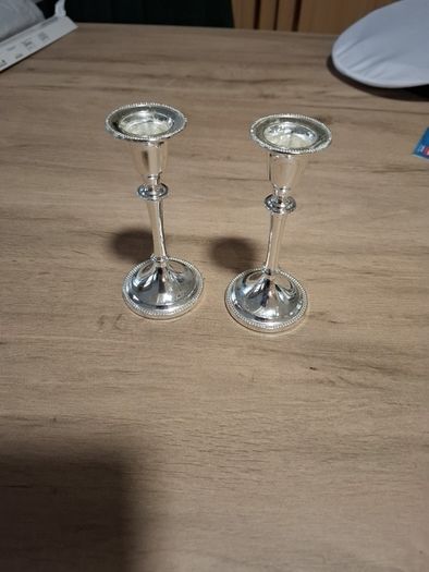 silver candlesticks