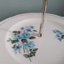 Pretty Floral Cake Plate With Handle Image 4