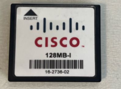 CISCO 128MB CompactFlash CF Memory Card for CISCO Routers Genuine