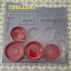 toolzone downlight hole saws x 4