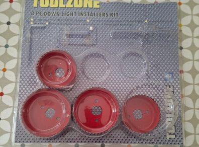 toolzone downlight hole saws x 4