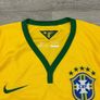 NEW Authentic Nike Brazil 2014 Home Jersey Shirt Mens Large Image 6