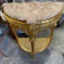 Carved wood gilt console table Image 3