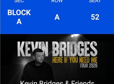 Kevin Bridges Latm Front Row