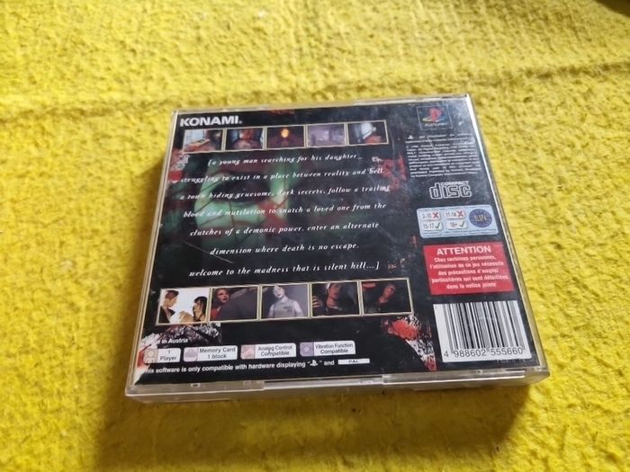 Silent Hill PlayStation1 Ps1 PlayStation2 Ps2 Games Original
