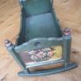 Vintage/Antique Wood Rocking Doll Cradle Image 4
