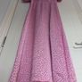 Gorgeous pink-black polka dot satin midi dress with cut out back from Quiz Image 2