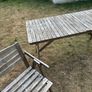 Garden table and 4 chairs Image 3