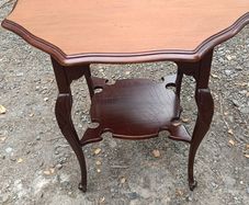Vintage Mahogany Octagonal Side Table / Lamp Table
