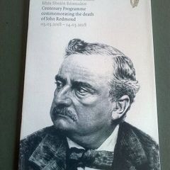 Centenary programme commemorating the death of John Redmond 2018 Ireland Irish