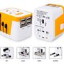 New GEO Smart Travel Adapter with 4 USB Charging Ports, All-In-One Universal Plug / Safe Wall Charger with USB Surge Protection - 1 YEAR GUARANTEE Image 9