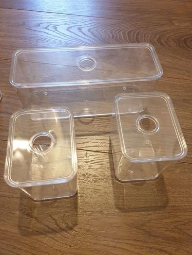 Cosmetic clear storage