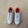 Suecomma Bonnie x Yoox White/Orange Platform Sneakers Image 2