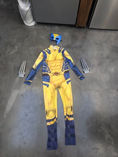 Marvel Wolverine Kids Fancy Dress Costume Set with Mask and Claw
