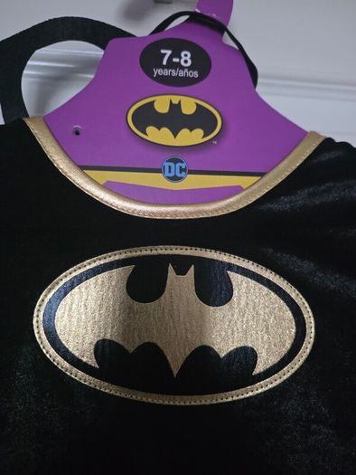 Batgirl Halloween Costume New 7-8Y